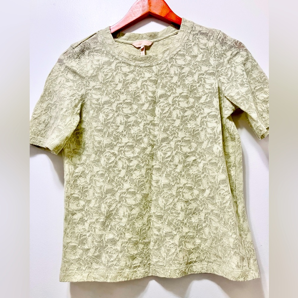 Rebecca Taylor Jacquard Tee Size Large
